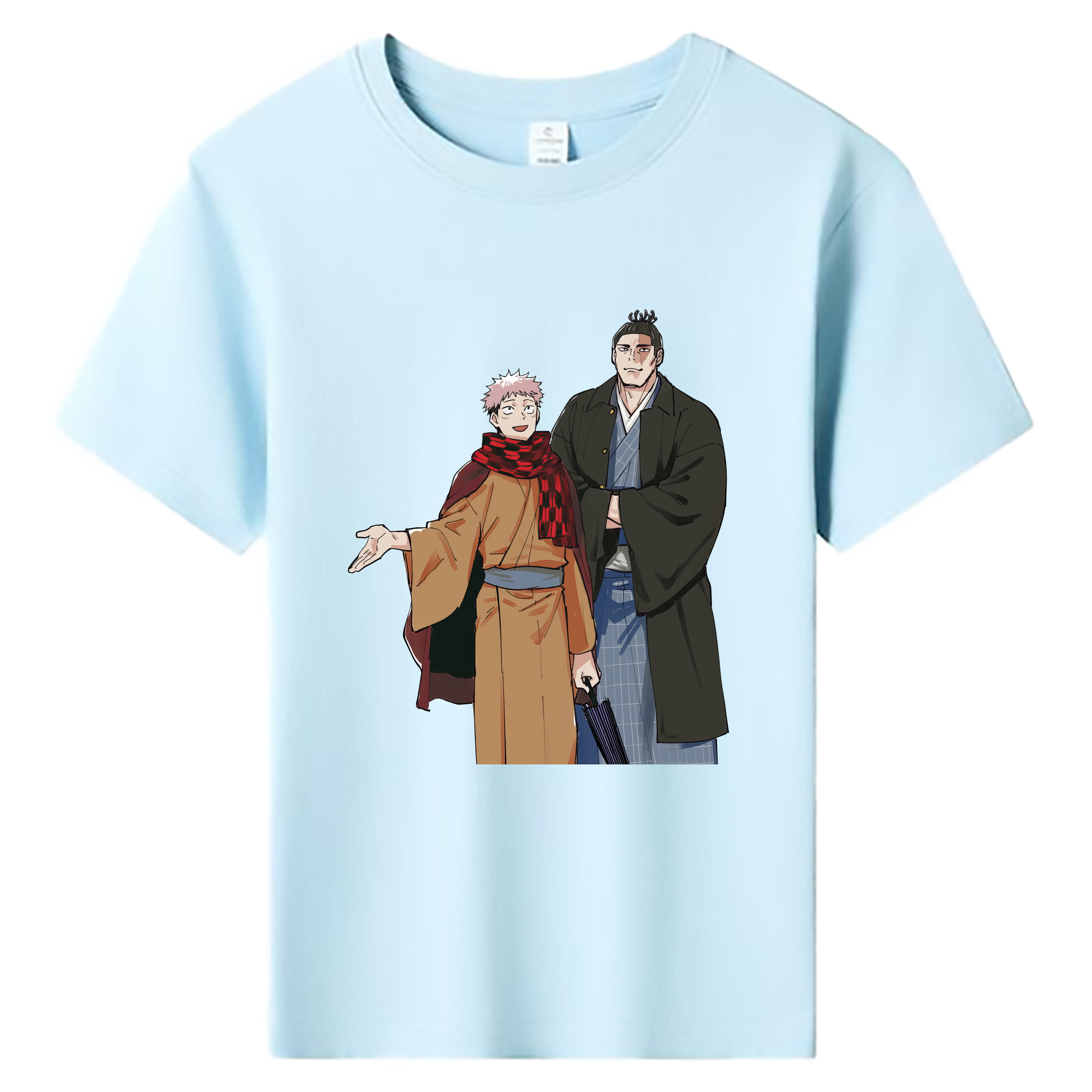 （画像用） 呪術廻戦 Jujutsu Kaisen 綿100％キッズTシャツ（フロントプリント）